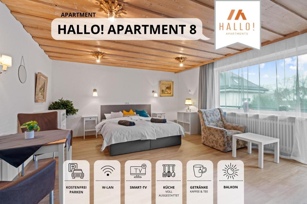 Sehr Gemuetliche Ferienwohnung In Bester Lage Mit Grossem Sonnenbalkon L Innenstadtnaehe L 1 Minute Zum Bahnhof L Kueche L Tv L Free-Wlan L Willkommen Im Hallo!-Apartment 8 Bad Wörishofen Extérieur photo